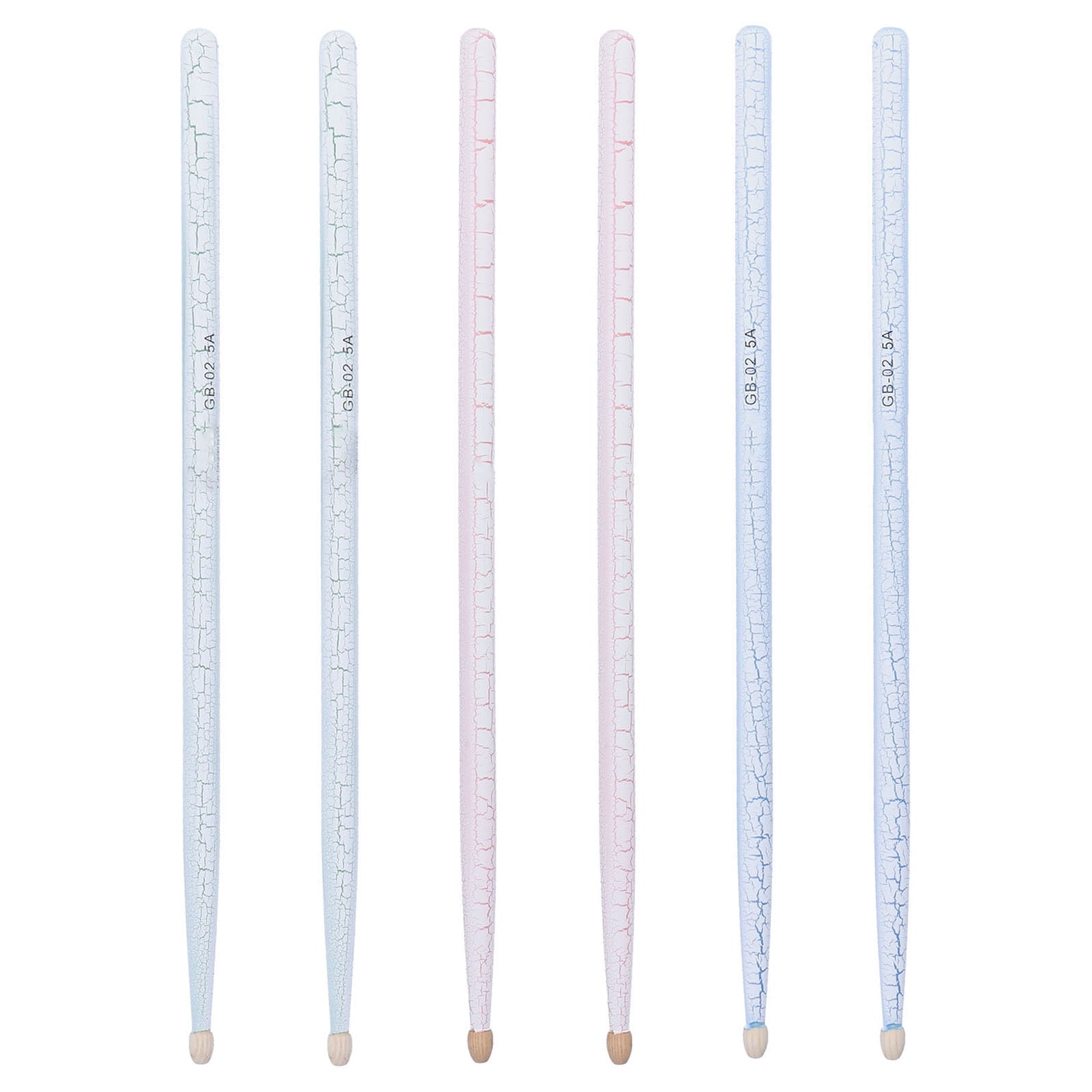 6Pcs Slade Drum Sticks 5A Walnut Drumstick Lithosporic Texture Percussion Accessories