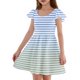 thumbnail image 3 of Teen Girls Dresses A-Line Dress Short Sleeves Soft Fabric Perfect for Casual and Party Wear ,Sie:120, 3 of 6