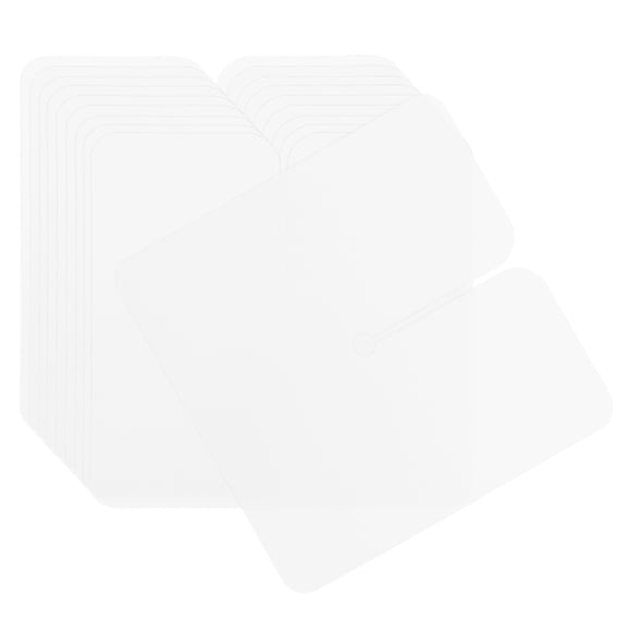 LOLIPPYY 10Pcs Hair Glue Protector Shield White for Safe Hair Extension Application