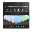 thumbnail image 2 of Difusor Aroma Aceites Esenciales Aromaterapia Humidificador, 2 of 4