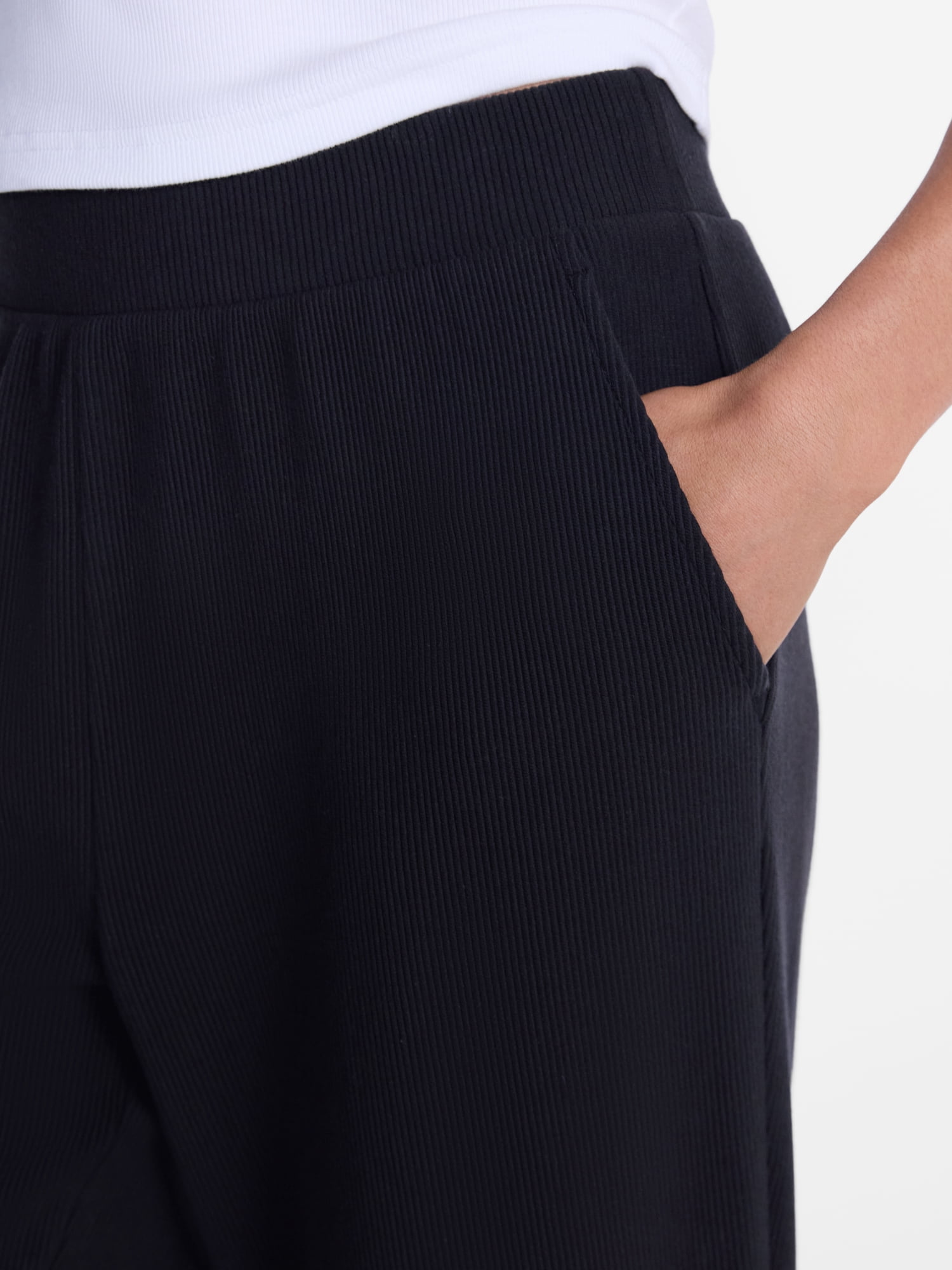 Avia Women's and Women's Plus Ribbed Ottoman Joggers, Sizes XS-4X