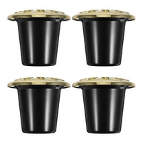RENACLIPY 4 Pcs Memorial Vase Liners Plastic Holders for Cemetery Flowers Elegant Color Decoration