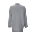 thumbnail image 5 of Women Cardigan Knitted Lightweight Grey Long Cardigan Cozy Sweaters Fall Fashion Must Haves Casual Outfits for Women, 5 of 8