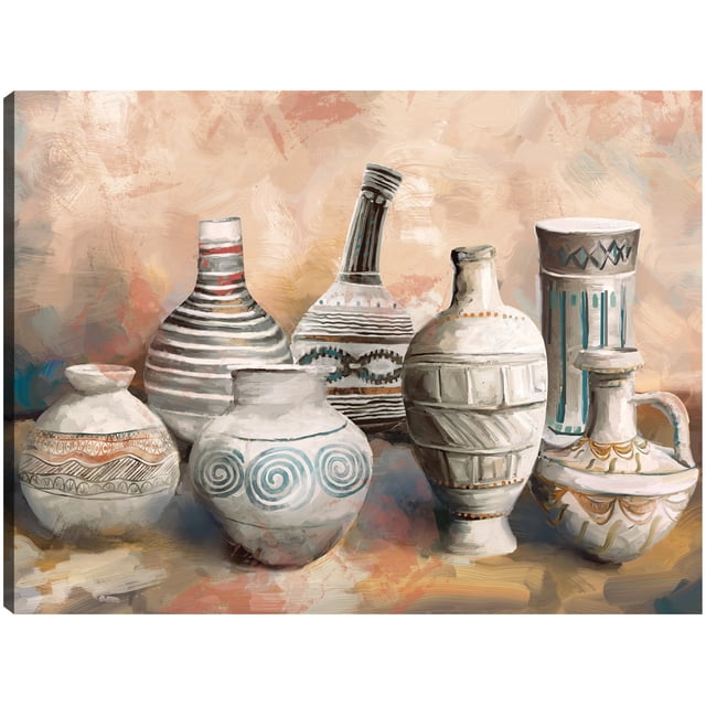 Cuadro Decorativo - Bodegón artesano Jr Impresión en canvas, estrechado.