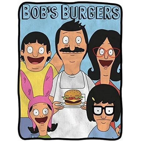 - Bob's Burgers Officially Licensed Soft Fleece Blanket