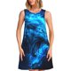 thumbnail image 1 of Fotbe Wolf Vestido de Verano sin Mangas para Mujer – Vestido Midi Línea A, Estilo Camiseta Floral, Vestido Playero Casual y Fluido, 1 of 7
