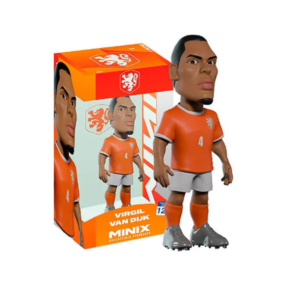 MINIX Virgil van Dijk Netherlands Soccer Collectible Action Figure – 12 cm