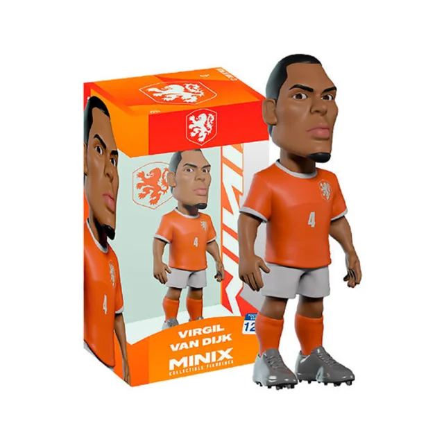 MINIX Virgil van Dijk Netherlands Soccer Collectible Action Figure – 12 cm