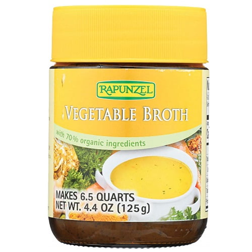 Rapunzel Organic Vegetable Broth, 4.41 oz (Pack of 2)