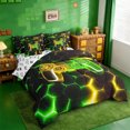thumbnail image 2 of Erosebridal Kids Video Game 7pcs Bedding Comforter Set,Boys Game Controller Queen Bedding Sets For Console Lover,Reversible, 2 of 7
