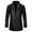 Black-02, variant on Ugoldhm Men's Faux Leather Trench Coat, Mid-Length Retro Motorcycle Jacket with Waist Belt, S-3XL