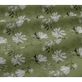 thumbnail image 4 of oneOone Cotton Jersey Light Green Fabric Florals Craft Projects Decor Fabric Printed By The Yard 58 Inch Wide, 4 of 4