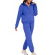 thumbnail image 1 of Conjunto de chándal de dos piezas de polar para mujer: sudadera con media cremallera y pantalón de chándal, 1 of 5