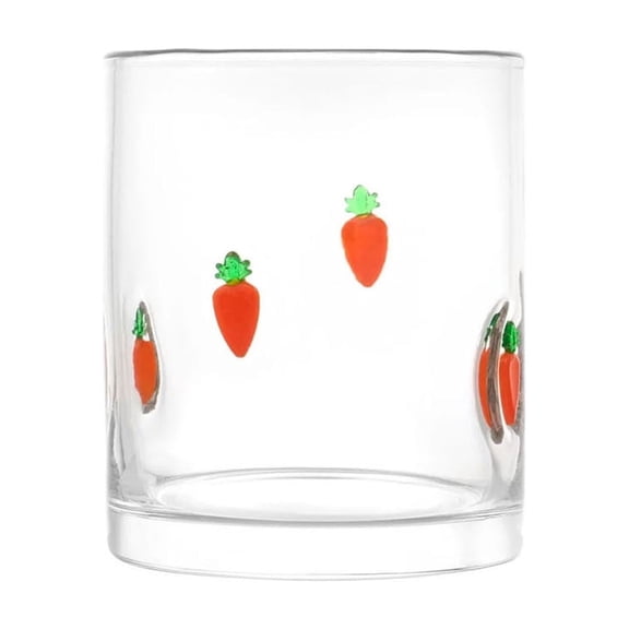 Easter Glass Cup 12oz with Bunny and Spring Designs, Clear Heat-Resistant Drinkware for Coffee, Tea, Water, Cocktails, Dishwasher , Holiday Gift for Home or Parties