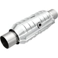 thumbnail image 6 of MagnaFlow Conv Univ 2.5in Inlet/Outlet Center/Center Round 11in Body L x 5.125in W x 15in Overall L Fits select: 1997-2020 FORD F150, 2013-2018 RAM 1500, 6 of 10