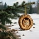 thumbnail image 4 of Herunwer Animal Christmas Ornament, Owl & Raccoon 2D Acrylic Hanging Ornaments for Christmas Tree, Holiday Decoration, 4 of 5
