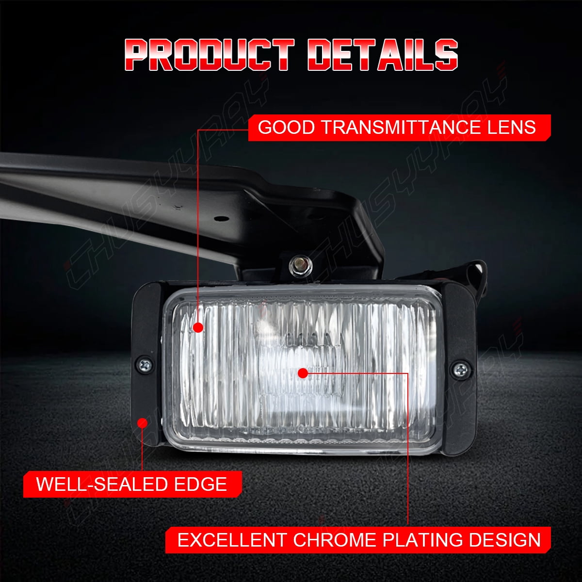 2x 4000k white Fog Lights for 1988-1997 1998 Chevy GMC C/K 1500 2500 3500