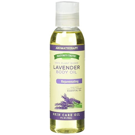 2 Pack Nature's Truth Rejuvenating Lavender Massage Body Oil 4