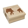 thumbnail image 1 of Simple Malayan Asian Tapir Square Rubber Stamp Stamping Scrapbooking Crafting - Large 2.75in, 1 of 7