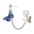 thumbnail image 2 of Naierhg 1Pc Punk Earring Dainty Durable Butterfly Shape Punk Long Chain Earring Jewelry Accessories, 2 of 8