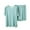 Green, variant on KDFJPTH Ice Silk Pajamas for Women Lougewear Sets 2 Pieces Short Sleeve Tshirt Bike Shorts 2025 Summer Outfits