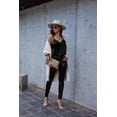 thumbnail image 3 of Ekouaer Women's Satin Camisole Lace Silk Satin Pajama Tank Tops V Neck Soft Spaghetti Strap Loose Sleepwear, 3 of 7