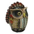 thumbnail image 4 of Southwestern Colorful Tribal Native Indian Owl Chief With Headdress Money Bank, 4 of 9