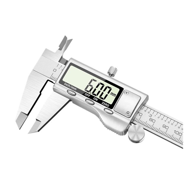 Digital Caliper Stainless Steel Metal Vernier Caliber Measuring Tools Woodworking Thickness Gauge Depth Electronic Ruler ,Easy to Operate