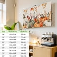thumbnail image 3 of Indoor TV Cover 75 Inch, Orange Pumpkins Fall Elastic Monitor Dust Covers for Television, Desktop Computer Thanksgiving Flowers Leaves Rustic Dustproof Fitted TV Cover for Inside 65.4"L x 36.8"H, 3 of 9