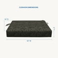 thumbnail image 6 of Zaire Black Essentials Square Seat Cushion (2-Pack), 6 of 8