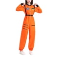 thumbnail image 2 of FASHOFT Adult Astronaut Space Suit Halloween Costumes Uniform Cosplay Outfit Sci Fi Theme Stage Performance Party Fancy Dress Up Halloween Costume L, 2 of 7