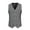 Black, variant on Men Vests Wool Herringbone Tweed Suit Vest Double Breasted Waistcoat Black