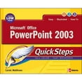 thumbnail image 1 of Pre-Owned Microsoft Office PowerPoint 2003 Quicksteps (Paperback) 0072232307 9780072232301, 1 of 1