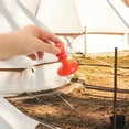 thumbnail image 4 of KONTONTY 5pcs Tent Anti-hat Waterproof Protector Camping Tent Pole Cap Gear, 4 of 8