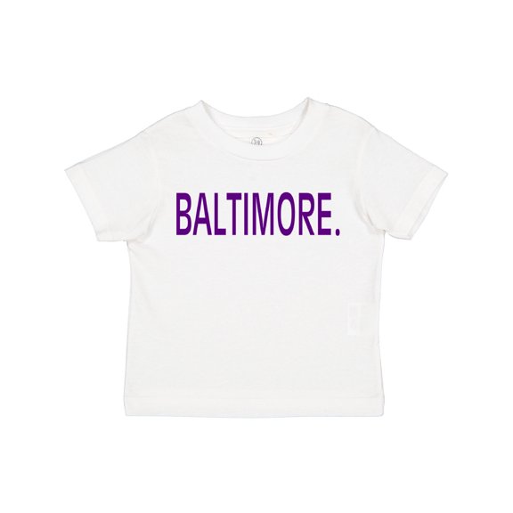 Inktastic Baltimore in Purple Text Boys or Girls Toddler T-Shirt