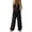 AM13-Black, variant on Jumpsuits For Women Casual Summer Button Down Jumpsuit Cotton Linen Sleeveless Minimalist Wide Legs Jumper Loose Overall Wine M
