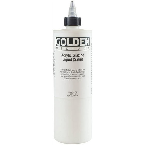 Golden Artist Colors - Acrylic Glazing Liquid Satin, 16 oz