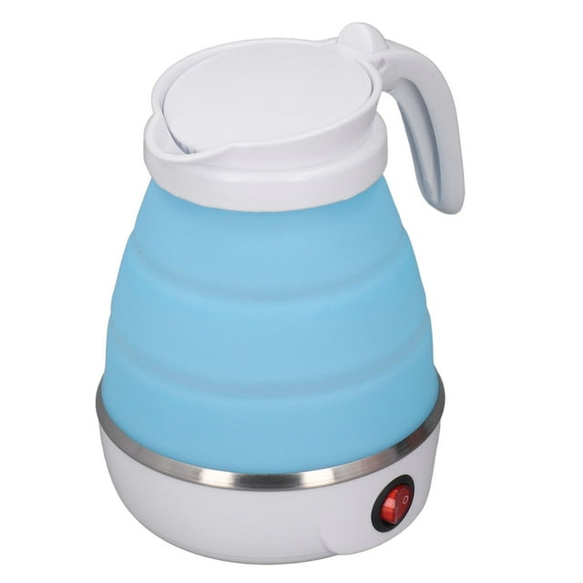 Loewten Portable Foldable Electric Kettle, Collapsible Water Boiler with Detachable Power Cord