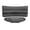 Slate / Dark Neutral, variant on Wise BM11002-1890 Premier Series Pontoon 32" Bow Radius Corner Cushion Set - Slate / Dark Neutral