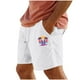 thumbnail image 1 of Pantalones Cortos para Hombre Cintura Elástica con Bolsillos Color Sólido Casual Cordón Suelto Pantalones Cortos de Ejercicio, 1 of 4