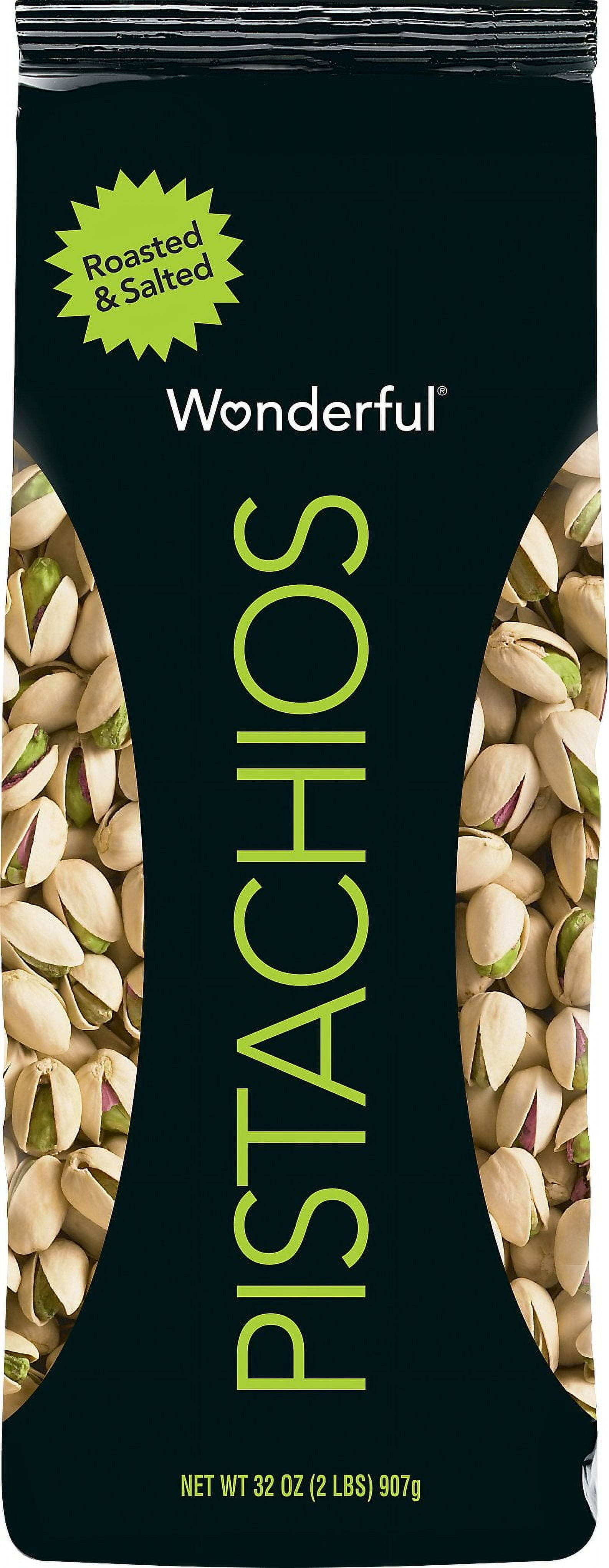 Wonderful Pistachios, Roasted and Salted, 32 Ounce Bag