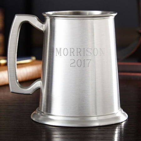 Pewter Glass Bottom - Glass Bottom Pewter Tankard