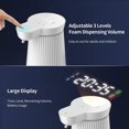 thumbnail image 3 of Dispensador de jabón en espuma ajustable en 3 niveles, tiempo, recordatorio de líquido bajo adecuado para cocina y baño, dispensador de jabón automático sin contacto de 17 oz/500 ml ShuxiuWang 1327537013754, 3 of 5