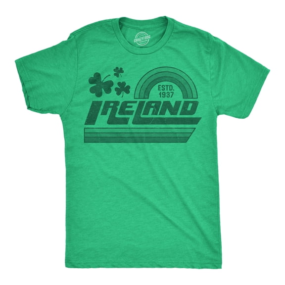 Mens Funny T Shirts Ireland Sarcastic St Patricks Day Graphic Novelty Tee for Men Graphic Tees