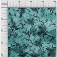 thumbnail image 2 of oneOone Cotton Cambric Turquoise Blue Fabric Abstract Floral Fabric For Sewing Printed Craft Fabric By The Yard 56 Inch Wide-2ra, 2 of 5