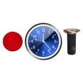 thumbnail image 2 of deevoka 6xCar Dashboard Clock Luminous Small Car Decoration for Car Air Vent Clip Blue, 2 of 9