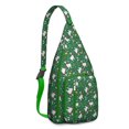 thumbnail image 1 of Llama Print Sling Backpack - Adorable Cartoon Alpaca Design Shoulder Bag, Fashionable Anti-Theft Pack for Commuters, 1 of 4