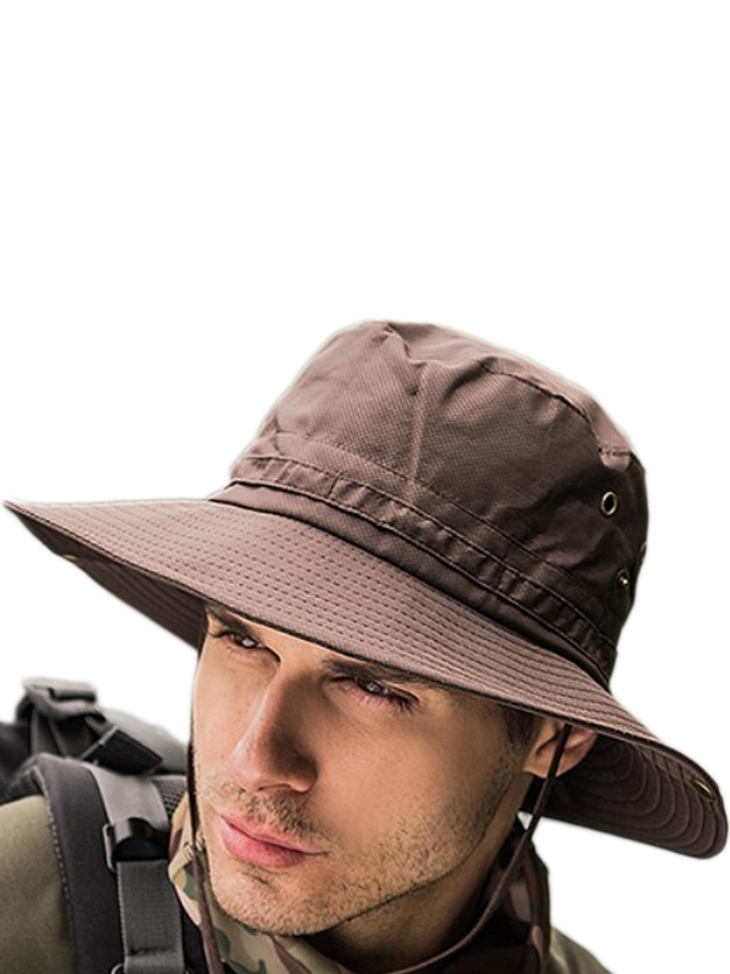 Dewadbow Hat Hunting Fishing Outdoor Cap Wide Brim Military Unisex Sun Camo - image 5 of 6