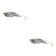 thumbnail image 2 of Toystoory Kit de cucharas de trucha tembloroso Wobbler señuelo de pesca Mini Crankbait Spinner cebos agua salada carpa bajo plata 3g Plata 3g 2Conjunto, 2 of 6