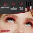 thumbnail image 4 of Máscara de pestañas blanca BLOODY MARY utilizada en maquillaje de disfraz de reina de princesa de hielo de Halloween Gojo Cosplay - Máscara de pestañas blanca de alto pigmento - No se apelmaza Resiste, 4 of 7